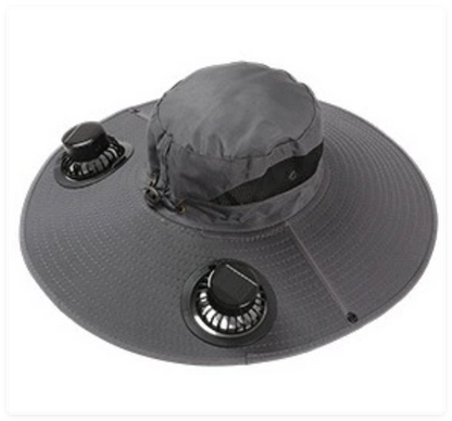 Solar Powered Fan Hat for Men and Women — Sun Protection Baseball Cap with Built-In Cooling Fan, Outdoor Hiking Fishing Gardening Hat