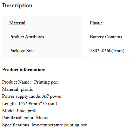 3D Drawing Pen for Kids and Adults — Handheld 3D Printer Pen with PLA Filament, Arts and Crafts Creative Gift, STEM Learning Toy