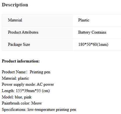 3D Drawing Pen for Kids and Adults — Handheld 3D Printer Pen with PLA Filament, Arts and Crafts Creative Gift, STEM Learning Toy