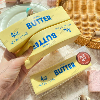 Butter Stick Squishy Fidget Toy — Slow Rising Stress Relief Squeeze Toy, Anti Anxiety Sensory Toy for Kids Teens and Adults, Funny Gift