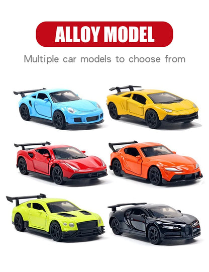 Drift Car Dashboard Toy Ornament — Swinging Mini Race Car Decoration for Car Interior, Funny Car Accessories Gift for Men and Car Lovers
