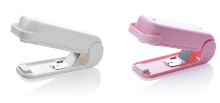 Mini Heat Bag Sealer Machine — Portable Handheld Food Bag Resealer for Chips, Snacks, Frozen Food, Plastic Bag Heat Seal Tool