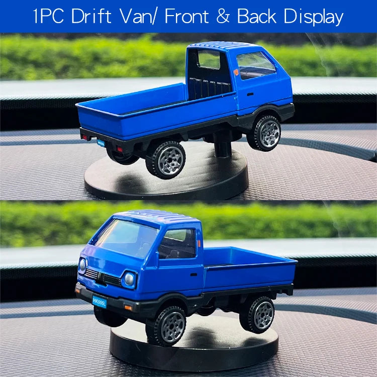Drift Car Dashboard Toy Ornament — Swinging Mini Race Car Decoration for Car Interior, Funny Car Accessories Gift for Men and Car Lovers