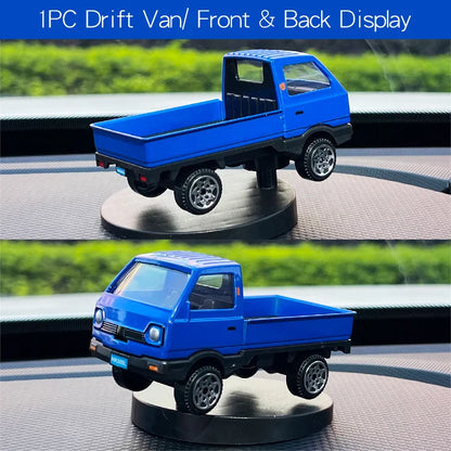 Drift Car Dashboard Toy Ornament — Swinging Mini Race Car Decoration for Car Interior, Funny Car Accessories Gift for Men and Car Lovers