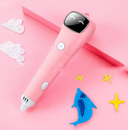 3D Drawing Pen for Kids and Adults — Handheld 3D Printer Pen with PLA Filament, Arts and Crafts Creative Gift, STEM Learning Toy